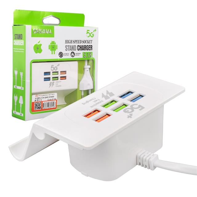 Powermaster 6 USB’li 3.1A Şarj Standı