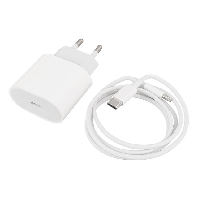 Weko WK-21443 PD-C 20 Watt Telefon Şarj Adaptörü + Type-C To Lightning Kablo
