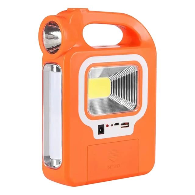 Powermaster HB-6399A Cob Ledli Solarlı 3 Kademeli Işıldak Fener (Ampül Dahil) (Om-20)