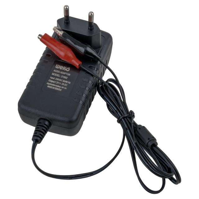 Weko 7.2 Volt 2 Amper Krokodil Uçlu Priz Tip Ledli Yerli Üretim Akü Şarj Cihazı