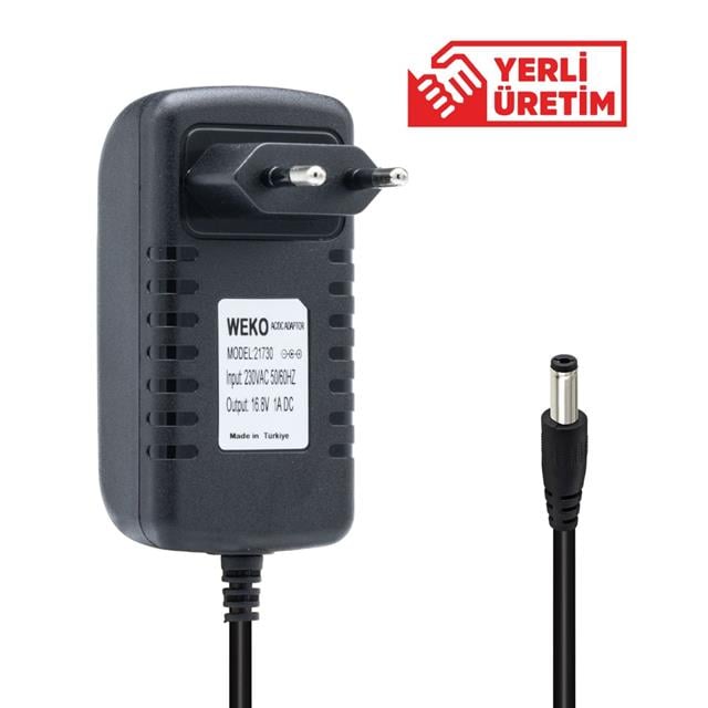 16.8V - 1 Amper 4S Lithium Ion Battery Charger 5.5-2.5mm Uçlu Lityum İyon Piller Için Uygun Şarj Cihazı