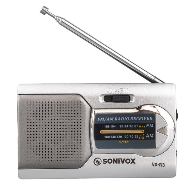 Sonivox VS-R3 Analog Radyo Gümüş Renk