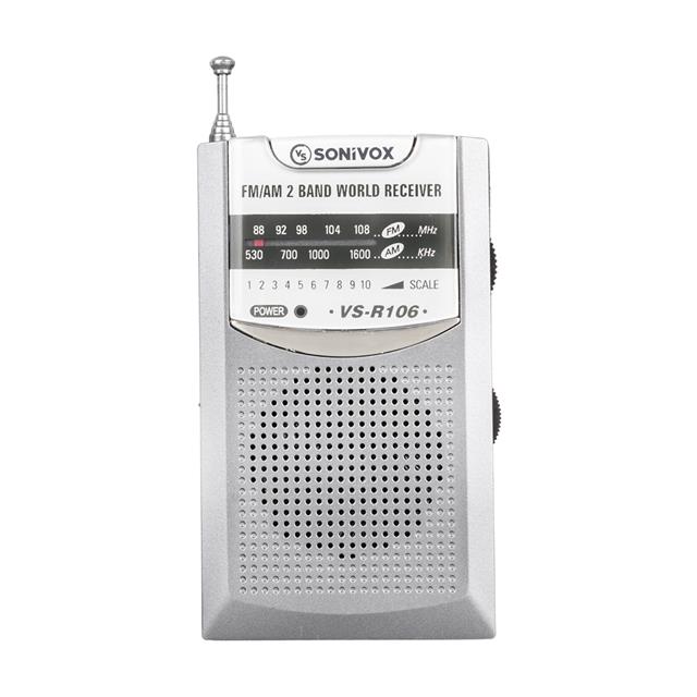 Sonivox VS-R106 Analog Radyo Gri Renk