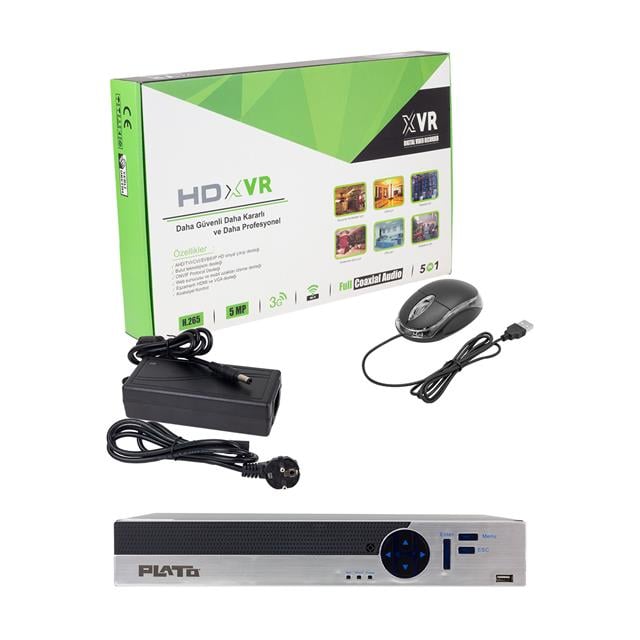 Plato PL-22034 16 Kanal 1080N Dvr Kayıt Cihazı 5in1 (5 Mp Destekli)