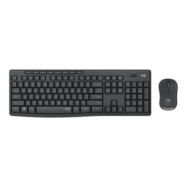 Logitech MK295 Q Tr Siyah Kablosuz Klavye Mouse Set
