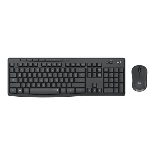Logitech MK295 Q Tr Siyah Kablosuz Klavye Mouse Set