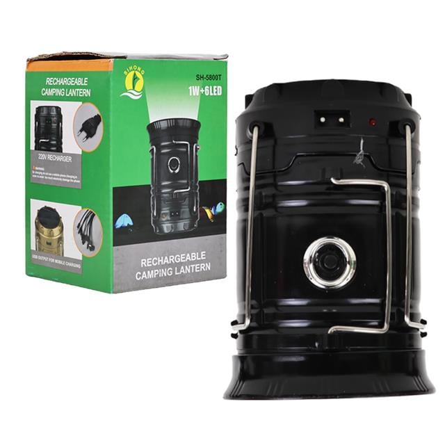 Powermaster Solar Şarjlı Kamp Lambası Sh-5800t 1w 6led