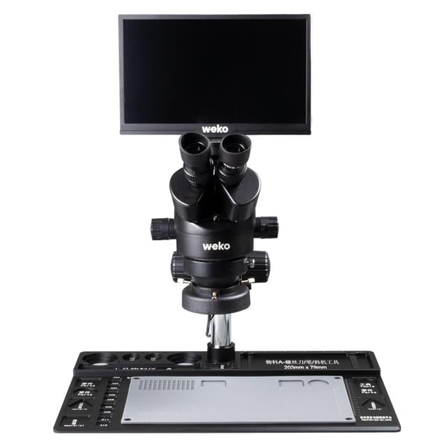 Weko WK-22485 20-130X 28MP 60FPS 11.6 Inch Dijital Büyüteç - Trinoküler Mikroskop