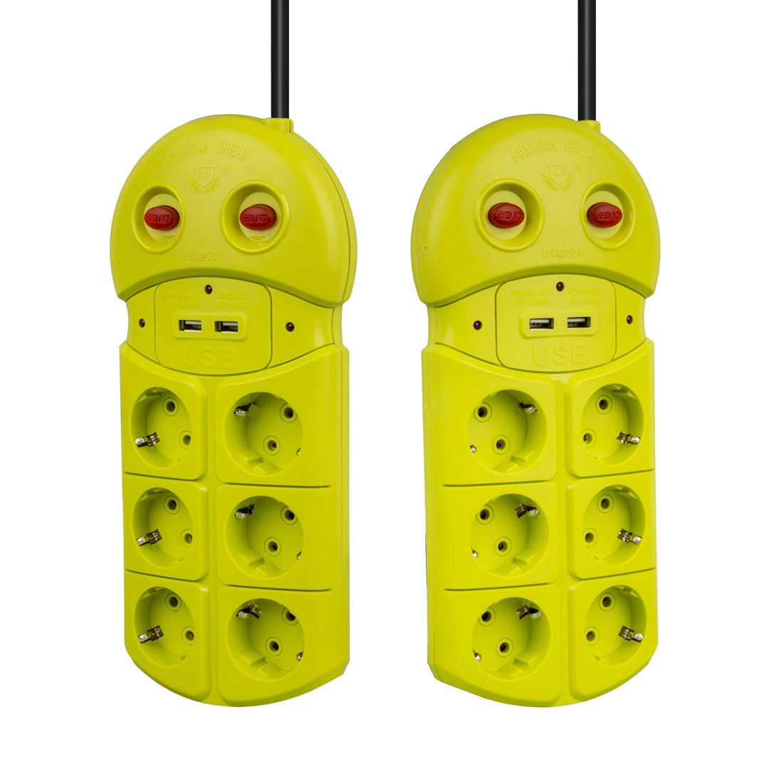 TC-970USB%206’Lı%202%20USB%201.5%20Metre%20Anahtarlı%2016Ah%203500W%20Akım%20Korumalı%20Grup%20Priz