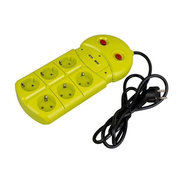 Vea VE-970USB 6’Lı 2 USB’li 1.5 Metre Grup Priz