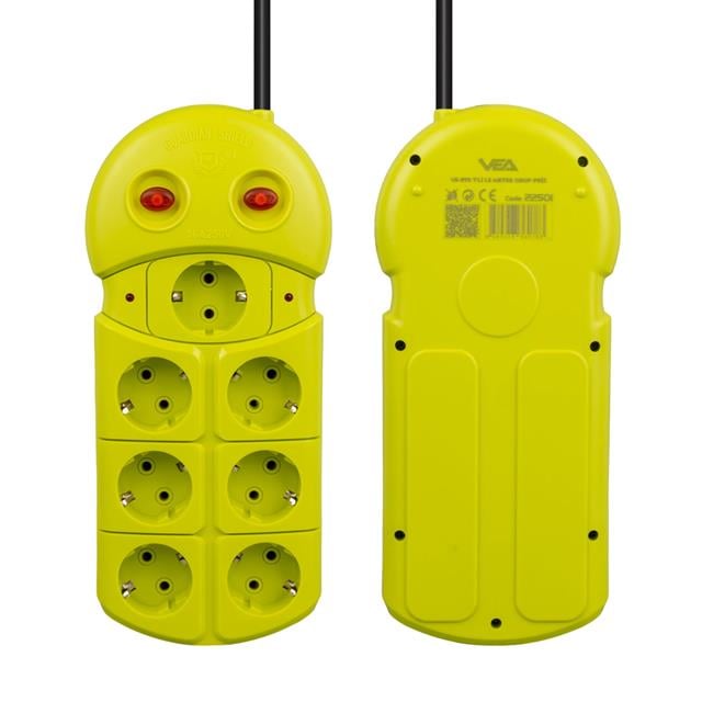 Vea VE-970 1.5 Metre Kablolu 5’li Grup Priz