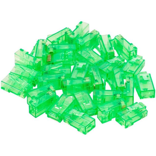 Powermaster PM-22703 RJ45 CAT6 8P/8C Yeşil Soket (100’lü Paket)