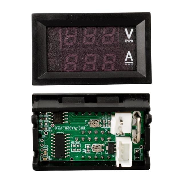 Weko CA-056 30V DC 4-30 Volt Dijital Kırmızı Ekranlı Dikdörtgen Gömme Voltmetre (3 Pin)