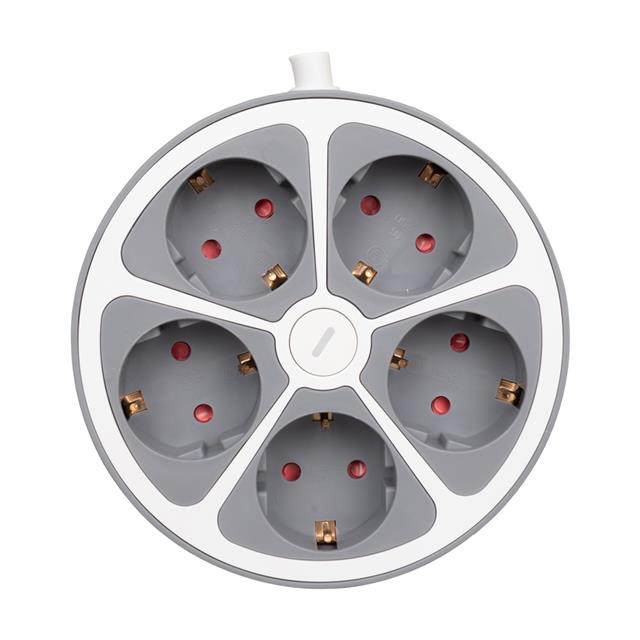 Vea VE-G605Y 5’li Anahtarlı 1.5 Metre Grup Priz