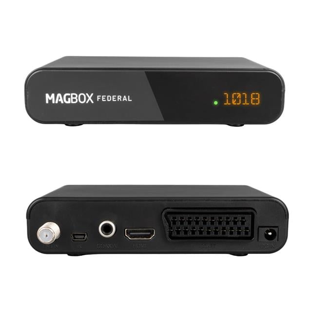 Magbox Federal TKGS’li HD Uydu Alıcısı Scart + HDMI Çıkışlı
