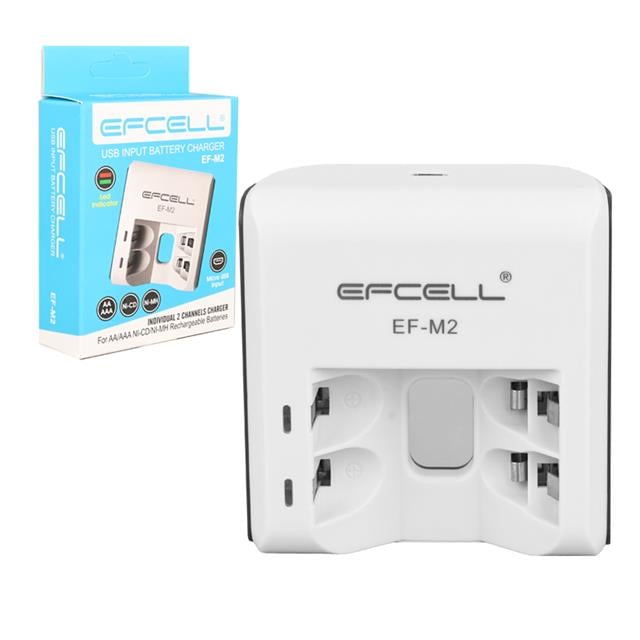 Efcell M2 AA/AAA 2’li Pil Şarj Cihazı