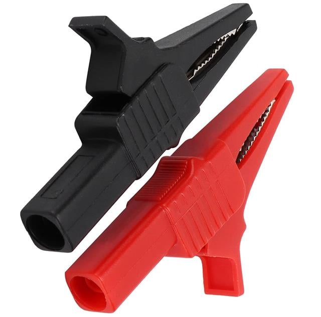Powermaster IC-243C  Siyah-Kırmızı 4 Mm Banan Jak Girişli 2’li Krokodil CatIII