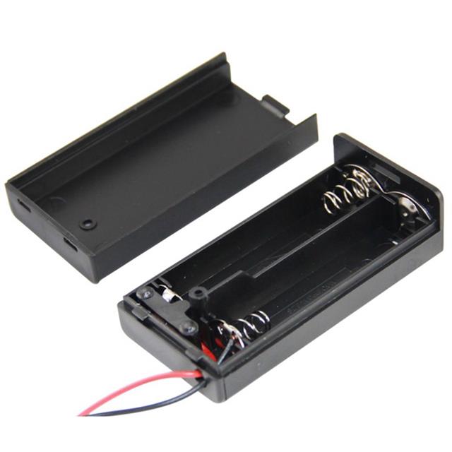 Powermaster  2’li AA Kapaklı Switch’li Pil Yuvası (IC-233C