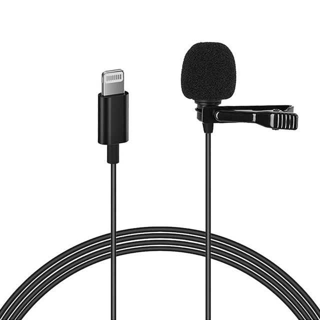 Magicvoice JH-041 Cep Telefonu için Lightning Youtuber Yaka Mikrofonu