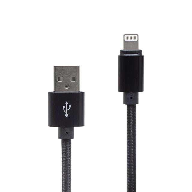 Powermaster Metal Örgülü Lightning USB Data Şarj Kablosu