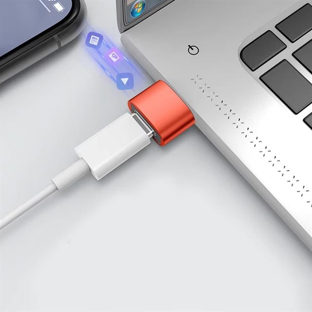 PowerMaster PM-24188 Erkek USB 3.0 TO Dişi Type-C OTG Ara Aparat 10 Amper Data - Şarj Kablosu