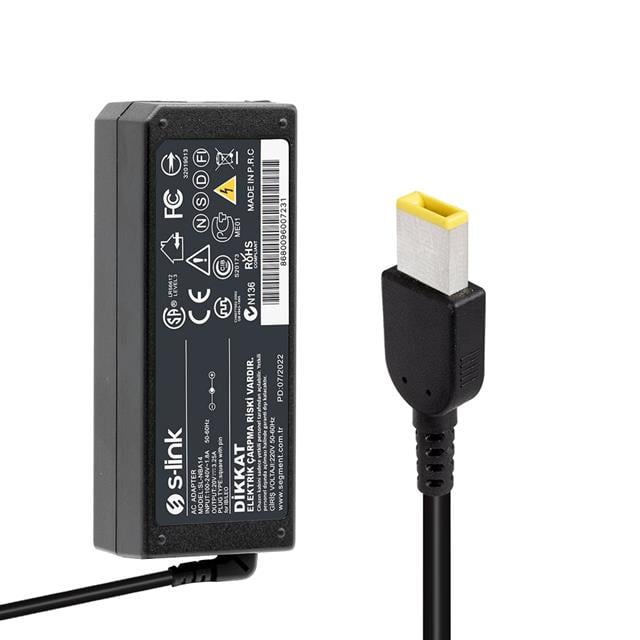S-Link SL-NBA14 20 Volt 3.25 Amper 65 Watt IBM Lenovo Notebook Adaptör