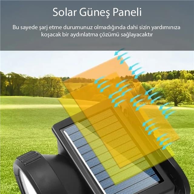 Powermaster WH-8868A Solar Kafa Lambası