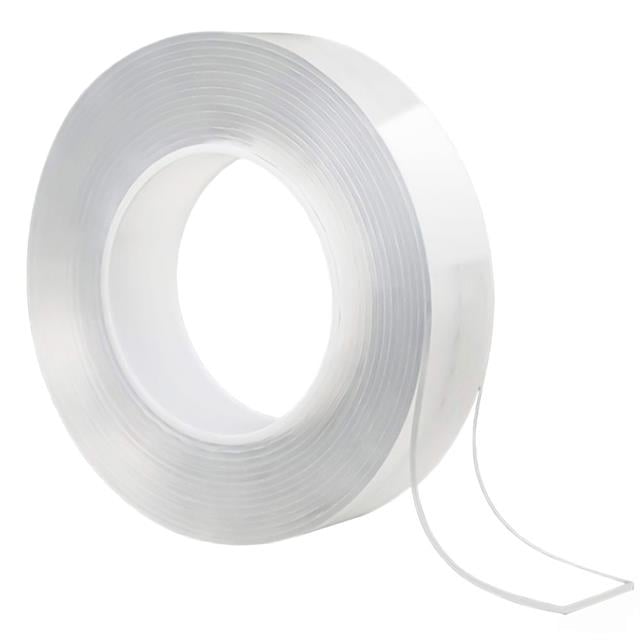 Sunup SN-24358 20mm 3 Metre Çift Taraflı Nano Teknoloji Süper Yapıştırıcı Şeffaf Bant