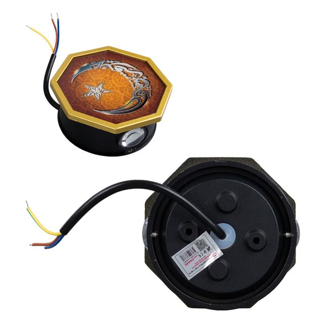 PowerMaster PM-24445 3000K Ayyıldız Hilal Dekoratif LED Duvar Aplik