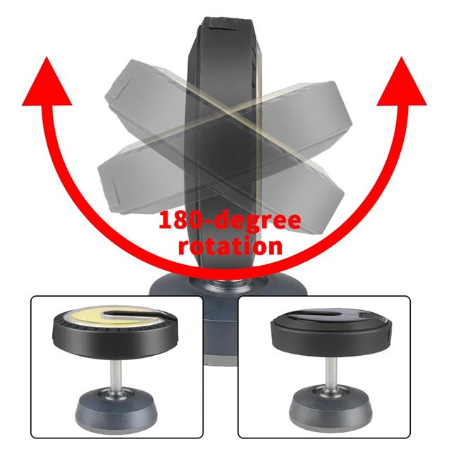 PowerMaster PM-24564 25 Watt USB - Type-C Girişli Cob Ledli Tek Yönlü 180 Derece Solar Çalışma Lambası