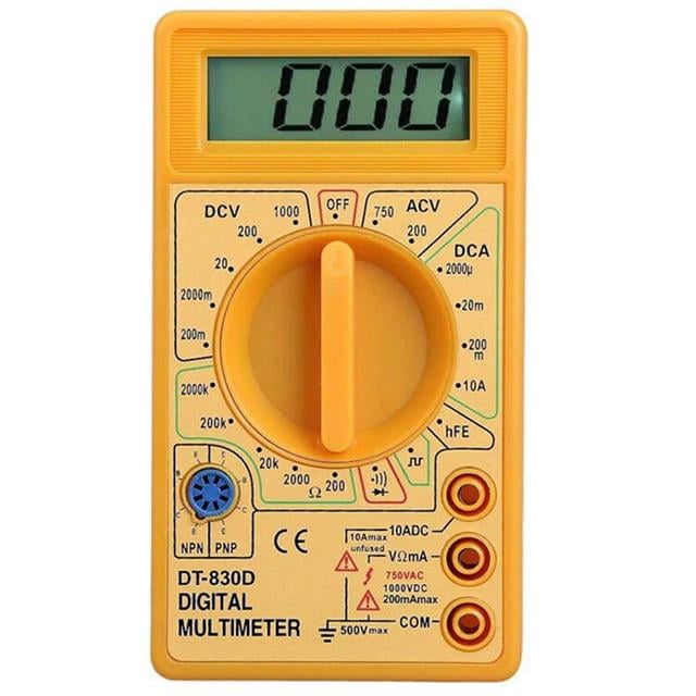 Powermaster Digital Multimetre Ölçü Aleti DT-830D