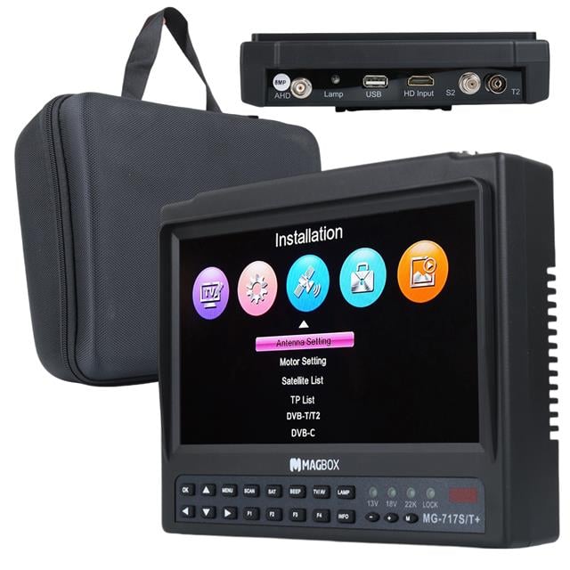 Magbox MG-717S/T+ 7’’ İnç Full HD LCD Ekranlı Görüntülü Uydu Yön Bulucu (Uzaktan Kumandalı)