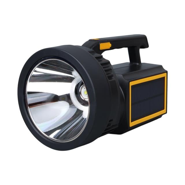 Powermaster W5193 Solar Şarjlı El Feneri Uzun Mesafe Işıldak