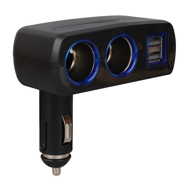 Olesson 1637 12-24V Çift USB Girişli 120W 2’li Araç Çakmak Çoklayıcı