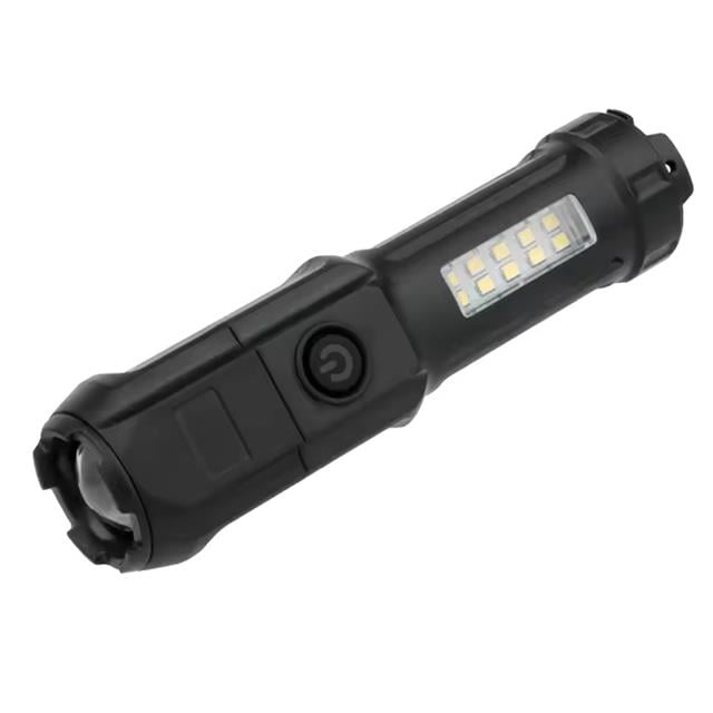 PowerMaster 109-B Zoomlu Flash Özellikli SMD ve Power LED’li Şarjlı Plastik Kasa El Feneri (Powerbank Özellikli)