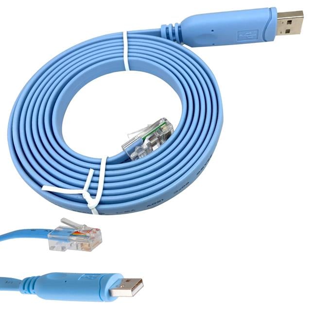 PowerMaster PM-25874 USB FT232RL Chip to RJ45 Ethernet Kablo (1.5 Metre)
