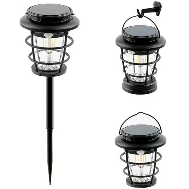 Powermaster HOP-8818 Sensörlü Taşınabilir Şarjlı + Solar Panelli 4 Çalışma Modlu Beyaz-Günışığı Işık Bahçe-Kamp Lambası