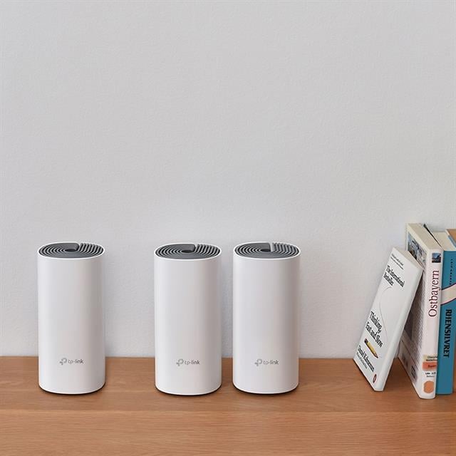 TP-Link AC1200 Deco E4 1200Mbps Mesh WIFI Sistemi (Üçlü)