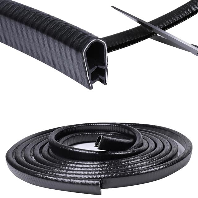 PowerMaster PM-26301 U Tip Araç Kapı Çarpma Çizik Engelleyici Koruyucu 5 Metre Şerit