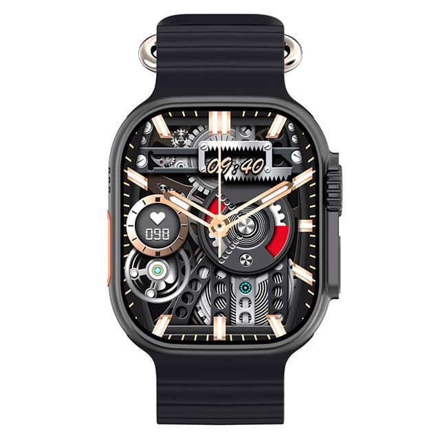 Hytech W69 Watch IOS ve Android Uyumlu MActive 2.05 inç Geniş Ekranlı Siyah Akıllı Saat