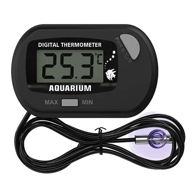 PowerMaster PM-26615 Mini Lcd Dijital Problu Termometre Akvaryum Buzdolabı Otomobil Sera