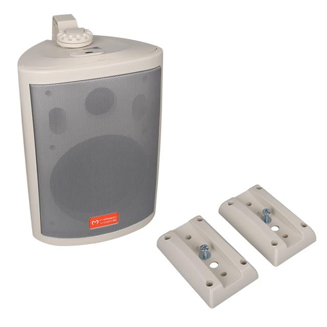 MagicVoice MV-25 16 CM 80 Watt Komütatörlü Hat Trafolu Beyaz Sütun Hoparlör (2’li Takım)