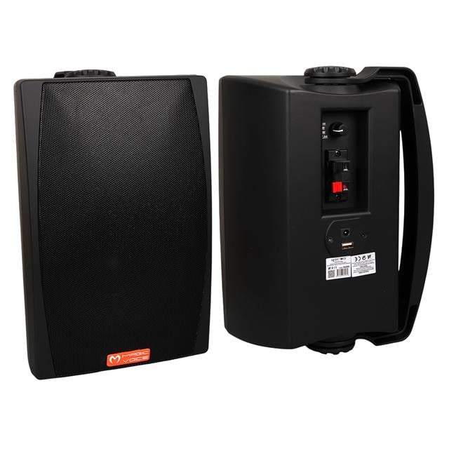 MagicVoice MV-03 16 CM 60 Watt Komütatörlü Hat Trafolu Siyah Sütun Hoparlör (2’li Takım)