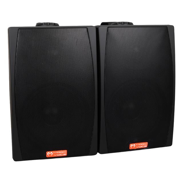MagicVoice MV-03 16 CM 60 Watt Komütatörlü Hat Trafolu Siyah Sütun Hoparlör (2’li Takım)