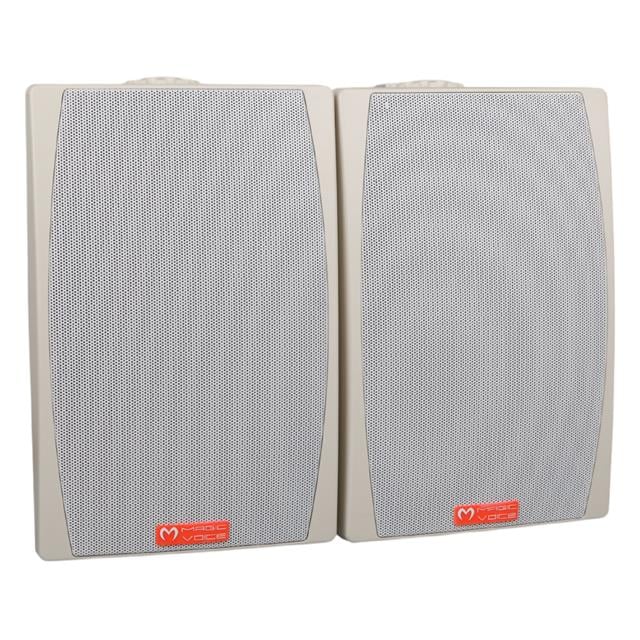 MagicVoice MV-03 16 CM 60 Watt Komütatörlü Hat Trafolu Beyaz Sütun Hoparlör (2’li Takım)