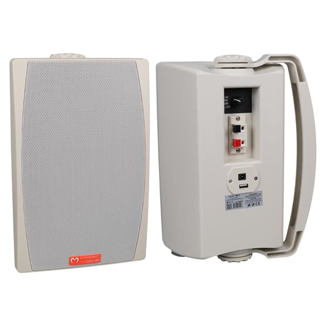 MagicVoice MV-03 16 CM 60 Watt Komütatörlü Hat Trafolu Beyaz Sütun Hoparlör (2’li Takım)