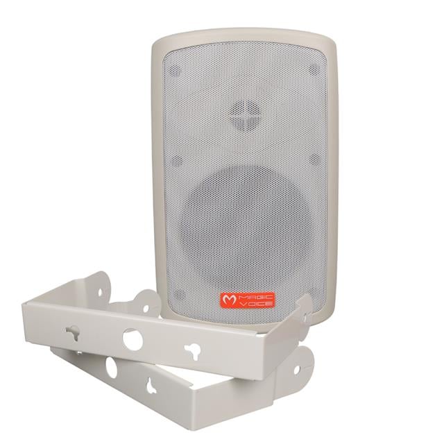 MagicVoice MV-36 11 CM 50 Watt Komütatörlü Hat Trafolu Krem Beyaz Sütun Hoparlör (2’li Takım)
