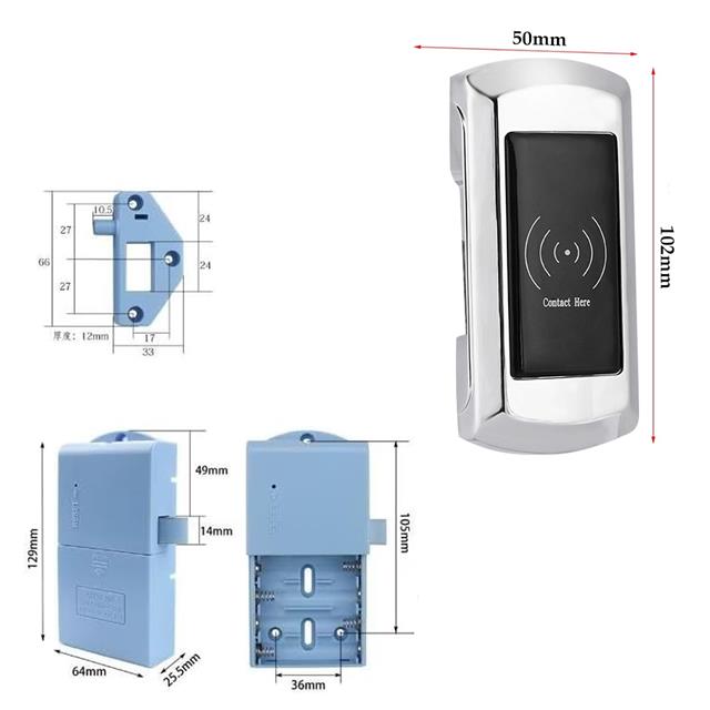 PowerMaster PM-26727 125Khz RFID Dijital Çekmece Dolap Kilidi (2’li Paket)