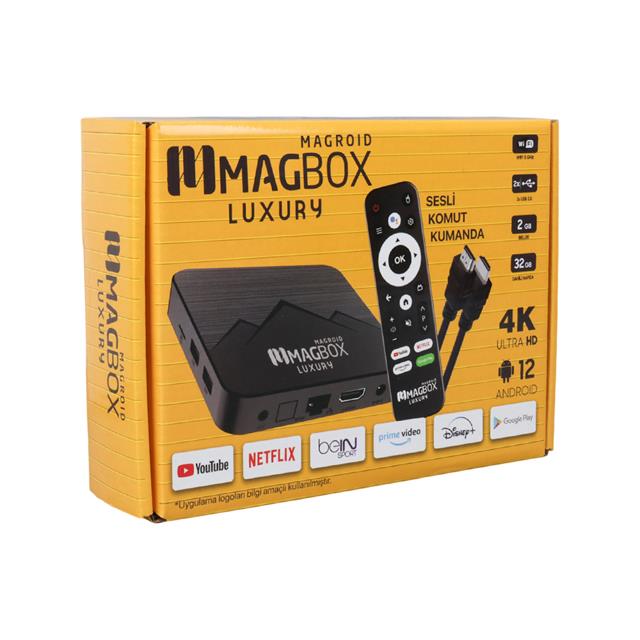 Magbox Magroid Luxury 32 GB HDD 2 GB Ram Bluetooth 5G Android TV Box