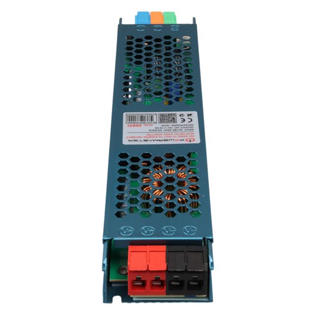 PowerMaster PM-26831 12 Volt 12.5 Amper 150 Watt Slim Metal Kasa Adaptör 238x50x23mm